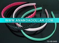 Wholesale 2011 HOT SELLING GIRLS' PLASTIC HAIRBANDS WIDTH IN 1CM