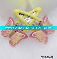 Wholesale Wholesale kid's snap nylon butterfly hair clip