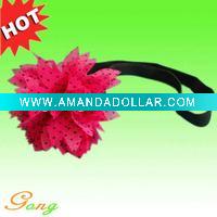 Wholesale HOT! Fashion knit headband flower Elastic hair band