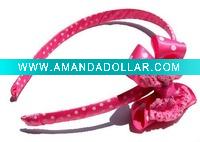 Wholesale fashion kids hairband with bowknot