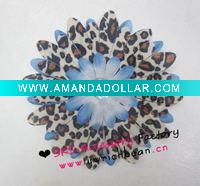 Wholesale animal printed daisy flower, fashion style, hot-sale!!