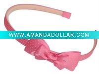 Wholesale fashion kids head bands with bowknot