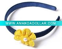 Wholesale 2011 newest hair band with flowers