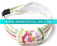 Wholesale fashion children hairband with bowknot
