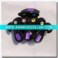 Wholesale 2011 hot lady's clear plastic hair extension clip