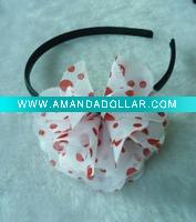 chiffon flower alice band