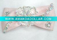 2011 hotsale top newly fashion pink bowknot hairpin