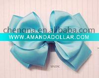 Wholesale 3 deck butterfly ribbon hair clip in fashion french