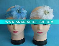 Wholesale Fashion flowers for headbands Elastic hair band