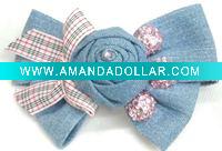 Wholesale 2011 hotsale new fashion light blue bowknot hair pin
