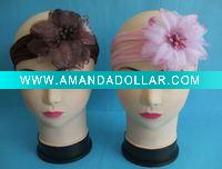 Wholesale Fashion flowers for headbands Elastic hair band