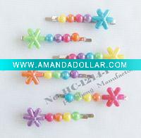 Wholesale hair pin with multicolored beads