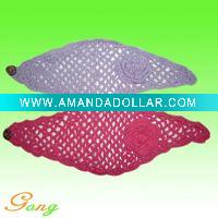 Wholesale Fashion crochet headbands Elastic hair band with flower