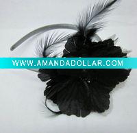 feather hair band