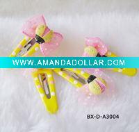 Wholesale Wholesale mini Bobby pins fabrics Hair Clip bendies for baby girl toddler