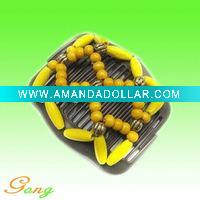 Wholesale African Beaded Hair Clip Comb