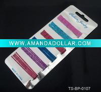 Wholesale FASHION 30 ON WOMAN'S WAVED HAIR PINS W/GLITTER IN SIZE OF 5 CM