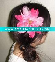 Silk lotus flower