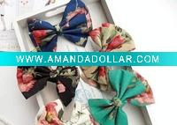 Wholesale bow hair clip/hair accessory