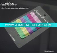 Wholesale FASHION 6.5 CM WOMEN'S HAIR PINS W/EPOXY IN MULTICOLOR