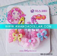 Wholesale Wholesale kid's hair accessory(fabric bow hair clip)