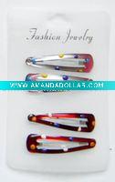 Wholesale hair accessory bright color hair clips