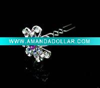 Wholesale fashion rhinestone wedding hair pin jewelry