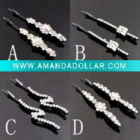 Wholesale 2011 newest fashion alloy rhinestone bobby pin