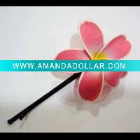 Wholesale handmade flower hairpin accessories/polymer clay flower