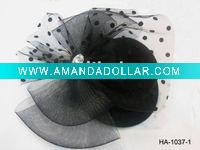 Wholesale mini hat feather hair clip
