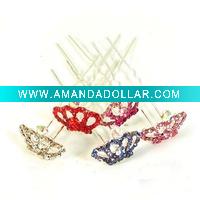 Wholesale fashion rhinestone wedding hair pin jewelry