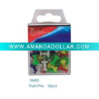 Wholesale vraious color plastic Push Pins(No16403)
