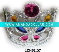 Wholesale children plastic crowns and tiaras