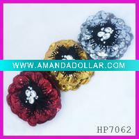 Wholesale Fashion sequin flower hair clip