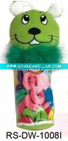 Wholesale hair ornament set hair accessory gift set dools PVC bag