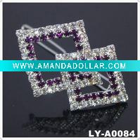 Wholesale 2011 Trendy rhinestone hair clip