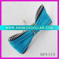 Wholesale Fashion zipper bow hair clip