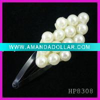 Wholesale Fashion pearl bow hair clip