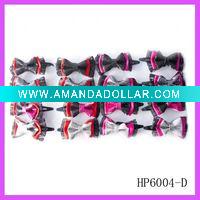Wholesale Fashion satin & mesh bow hair clip