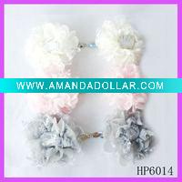 Wholesale Fashion fabric & mesh flower hair clip