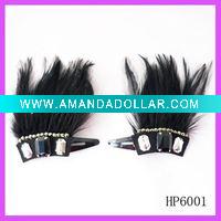 Wholesale Fashion magnetic feather bobby pin