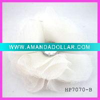 Wholesale Fashion chiffon & mesh flower alligator clip