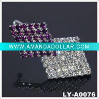 Wholesale 2011 Trendy rhinestone hair clip