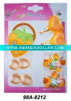 Wholesale Decorate Hair Ornament Set in blister card,Children Hair accessories set