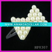Wholesale Fashion pearl bow hair clip