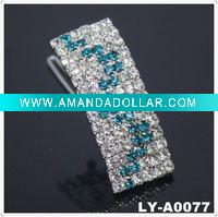 Wholesale 2011 Trendy rhinestone hair clip