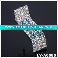 Wholesale 2011 Trendy rhinestone hair clip
