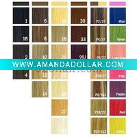 Wholesale hair extensions can be bleached in any hair color