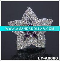 Wholesale 2011 Trendy rhinestone hair clip