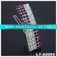 Wholesale 2011 Trendy rhinestone hair clip